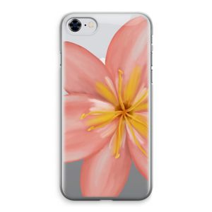 Pink Ellila Flower: iPhone 8 Transparant Hoesje
