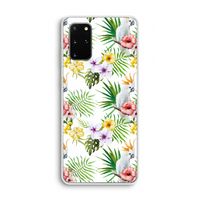 Gele kuif: Samsung Galaxy S20 Plus Transparant Hoesje