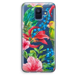 Papegaaien: Samsung Galaxy A6 (2018) Transparant Hoesje