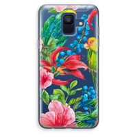 Papegaaien: Samsung Galaxy A6 (2018) Transparant Hoesje