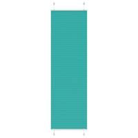 VidaXL Plissé rolgordijn 65x200 cm stofbreedte 64,4 cm petrol groen