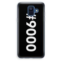 #9000: Samsung Galaxy A6 (2018) Transparant Hoesje