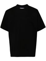 sacai t-shirt en coton à logo brodé - Noir