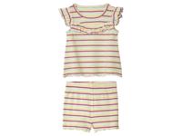 lupilu Baby shirt met korte broek (Wit, 50/56)