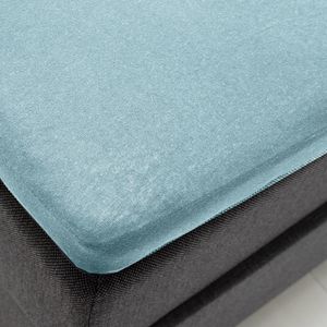 Fresh & Co Hoeslaken Comfort Stretch - Topper - Lichtblauw 80/90 x 200/210/220 cm