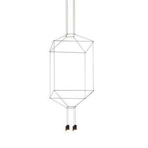 Vibia Wireflow Kroonluchter 0311 - Zwart