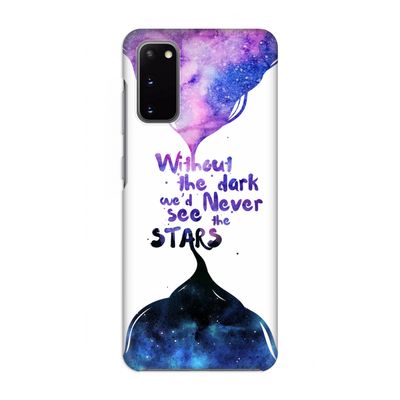 Stars quote: Volledig geprint Samsung Galaxy S20 Hoesje