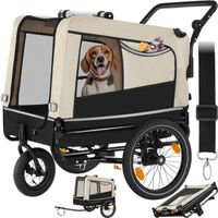 tectake Hondenkar WoofRider, veelzijdig, inklapbaar, tot 40 kg - hondenbuggy hondenwagen - thumbnail