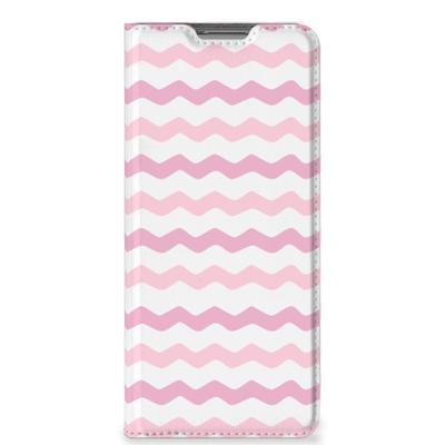 OPPO Find X5 | Hoesje met Magneet | Waves Roze OPPO Find X5 | Hoesje met Magneet | Waves Roze