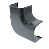 CANALIT Platte bocht 65x50mm antraciet grijs RAL7016