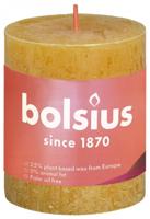 Bolsius Rustiekkaars shine 80/68 honeycomb yellow