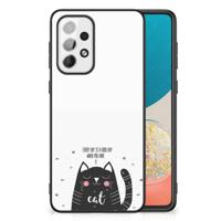 Samsung Galaxy A73 Hoesje Cat Good Day