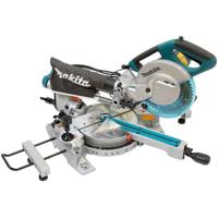 Makita 230 v radiaal afkortzaag 216 mm ls0815fln afkort- en verstekzaag (blauw/zilver)