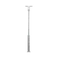 Paaltje mode gegalvaniseerd 220cm 8W LED dimbaar 703-320