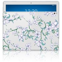 Lenovo Tab P10 Uniek Siliconen Hoesje Blossom White