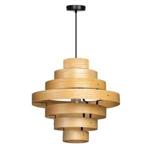 ETH Oaknut - Hanglamp - Hout - 7 Rings