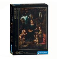 Clementoni legpuzzel kunstwerken madonna in de grot, 1000st.