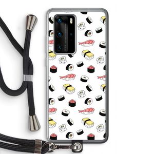 Sushi time: Huawei P40 Pro Transparant Hoesje met koord