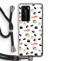 Sushi time: Huawei P40 Pro Transparant Hoesje met koord