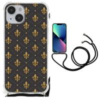 iPhone 14 Plus Doorzichtige Silicone Hoesje Franse Lelie