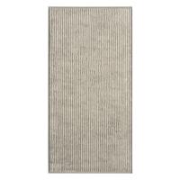 Cawö Cawö Two-Tone Stripe Handdoek 50x100 graphit