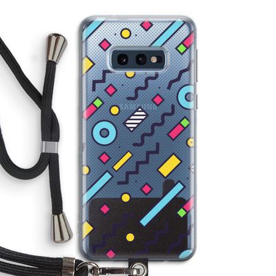 8-bit N°8: Samsung Galaxy S10e Transparant Hoesje met koord