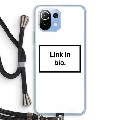 Link in bio: Xiaomi Mi 11 Lite Transparant Hoesje met koord