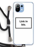 Link in bio: Xiaomi Mi 11 Lite Transparant Hoesje met koord