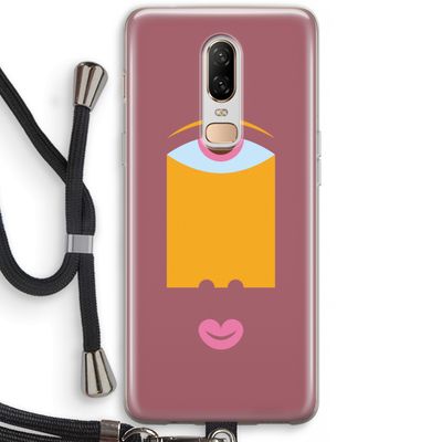 Mono V: OnePlus 6 Transparant Hoesje met koord
