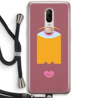 Mono V: OnePlus 6 Transparant Hoesje met koord