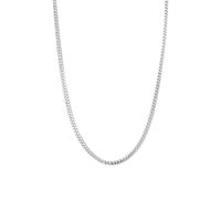 Ketting Gourmetschakel zilver goudkleurig 3,0 mm 41 + 4 cm