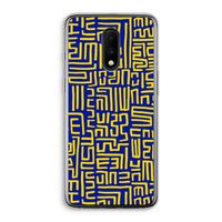Majorelle Blue Print: OnePlus 7 Transparant Hoesje