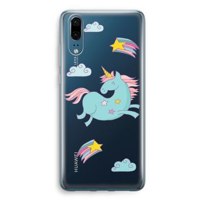 Vliegende eenhoorn: Huawei P20 Transparant Hoesje