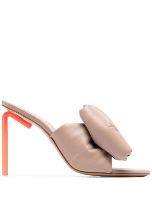 Off-White sandales Allen 110 mm à nœud oversize - Tons neutres