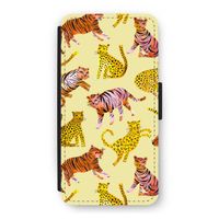 Cute Tigers and Leopards: iPhone 12 Flip Hoesje