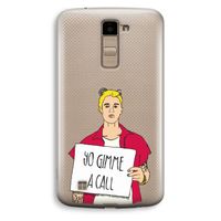 Gimme a call: LG K10 (2016) Transparant Hoesje Gimme a call: LG K10 (2016) Transparant Hoesje