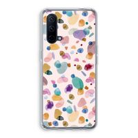 Terrazzo Memphis Pink: OnePlus Nord CE 5G Transparant Hoesje Terrazzo Memphis Pink: OnePlus Nord CE 5G Transparant Hoesje