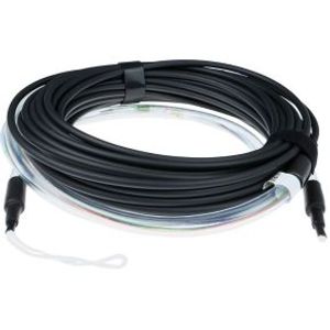 ACT 50 meter Singlemode 9/125 OS2 indoor/outdoor kabel 12 voudig met LC connectoren