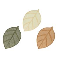 Placemat EDM Natuurlijke Vezel 30 x 46,5 cm Blad van een plant