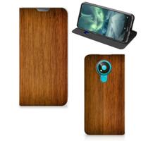 Nokia 3.4 Book | Wallet Case | Donker Hout