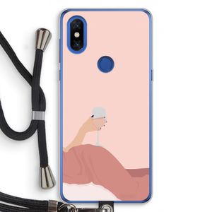 Wine: Xiaomi Mi Mix 3 Transparant Hoesje met koord