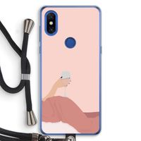 Wine: Xiaomi Mi Mix 3 Transparant Hoesje met koord