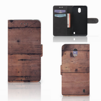 Nokia 2 Book Style Case Old Wood