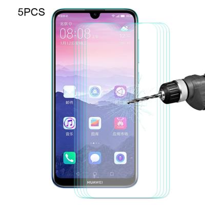 5 pc's ENKAY Hat-Prins 0 26 mm 9H 2.5D gebogen rand getemperd glas Film voor Huawei genieten van 9
