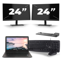 HP ZBook 15u G3 - Intel Core i7-6e Generatie - 15 inch - 16GB RAM - 256GB SSD - Windows 11 + 2x 24 inch Monitor HP ZBook 15u G3 - Intel Core i7-6e Generatie - 15 inch - 16GB RAM - 256GB SSD - Windows 11 + 2x 24 inch Monitor