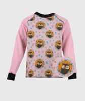 Long Sleeve Shirt Owls Pink