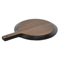 Snijplank Home ESPRIT Zwart Natuurlijk Raad van bestuur 38 x 28 x 1,8 cm