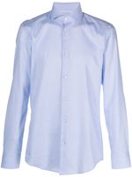 BOSS Hank Spread checked shirt - Bleu