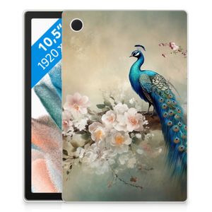 Back Case voor Samsung Galaxy Tab A8 2021/2022 Vintage Pauwen