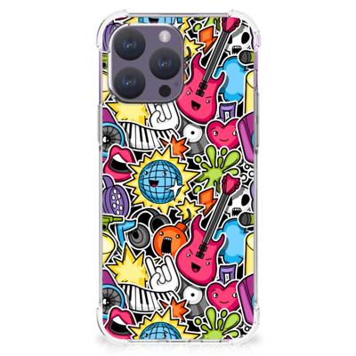 iPhone 15 Pro Max Anti Shock Bumper Case Punk Rock iPhone 15 Pro Max Anti Shock Bumper Case Punk Rock